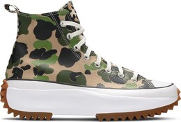 Кроссовки Converse Run Star Hike High Archive Print Camo, зеленый 170913c | green