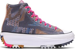 Кроссовки Converse Run Star Hike High Knit Mashup, синий 170249c | blue