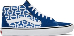 Кеды Vans Supreme x Grosso Mid Monogram S - Royal, синий vn0a5ks15ye | blue