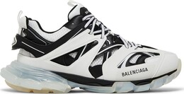 Кроссовки Balenciaga Track Sneaker Clear Sole - White Black, белый 647742 w3bz2 9010 | white