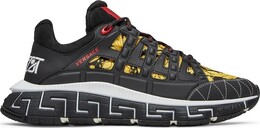 Кроссовки Versace Trigreca Barocco Print - Black, черный dsu8094 d15tcg d4d | black