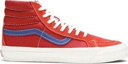 Кеды Vans OG Sk8-Hi LX Pompeian Red, красный vn0a4bvbxen | red