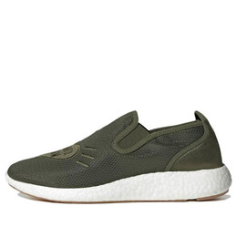 Кроссовки human made x pure slip on Adidas, зеленый gx5204 | army green/white
