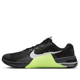 Кроссовки metcon 7 'black volt' Nike, черный cz8281-017 | black/green/white