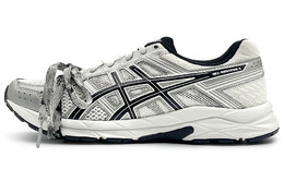 Кроссовки Gel-Contend 4 мужские низкие серебристые/черные/белые Asics 1011b937-103(team131-暗屿微光) | silver