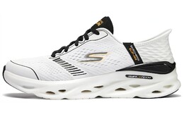 Кроссовки мужские низкие белые/черные Skechers 220909-wbk | white/black
