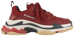 Кроссовки Balenciaga Triple S Sneaker 'Burgundy', красный 536737 w09om 5504 | burgundy