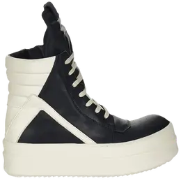 Кроссовки Rick Owens Hollywood Mega Bumper Geobasket High 'Black Milk', черный ru01e5868 lco 911 | black milk