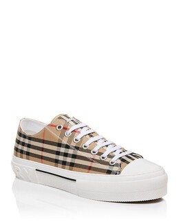 Burberry Мужские низкие кеды в клетку Jack Vintage Check, коричневый/бежевый 4259042 | archive beige