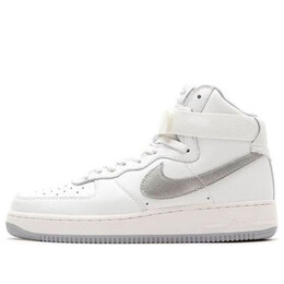 Кроссовки air force 1 высокие ретро qs Nike, белый 743546-101 | white/wolf gray