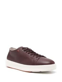 Santoni кожаные кроссовки, красный mbcd21571barcmmd | красный