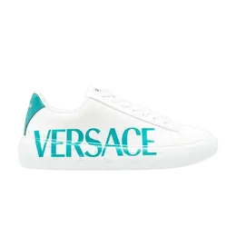 Кроссовки Versace Greca Sneaker 'White Aqua Blue', белый dsu8404 1a06933 2wa90 | white aqua blue