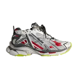 Кроссовки Balenciaga Runner Sneaker 'Black White Red Fluo Yellow' 2022, белый 677403 w3rb6 9167 | black white red fluo yellow