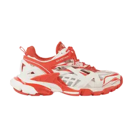 Кроссовки Balenciaga Track.2 Open Sneaker 'White Red', белый 568614 w3ae2 9061 | white red