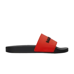 Кроссовки Balenciaga Pool Slides 'Blood Red', красный 565826 w1s8a 6410 | blood red