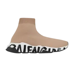 Кроссовки Balenciaga Speed Sneaker 'Midsole Graffiti - Beige', коричневый 645334 w2db7 9791 | midsole graffiti - beige