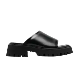 Кроссовки Balenciaga Tractor Slide 'Black', черный 694906 wa8e9 1000 | black
