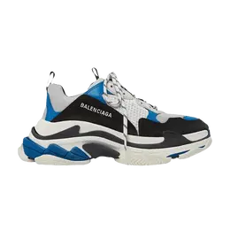 Кроссовки Balenciaga Triple S Sneaker 'Black Blue White', синий 536737 w09oh 1007 | black blue white
