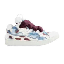 Кроссовки Lanvin Curb Sneakers 'Tie-Dye - Burgundy Blue', белый fm skrk11 prle h243999 | tie-dye - burgundy blue