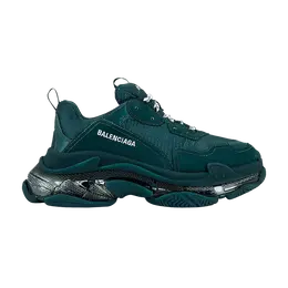 Кроссовки Balenciaga Triple S Sneaker 'Clear Sole - Full Dark Green', зеленый 541624 w2ga1 3210 | clear sole - full dark green