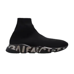 Кроссовки Balenciaga Speed Sneaker 'Midsole Graffiti - Black Dark Beige', черный 645334 w2db7 1910 | midsole graffiti - black dark beige