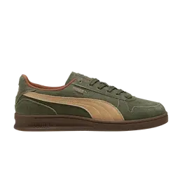 Puma Кроссовки Indoor R Suede 'Dark Olive Haute Coffee', зеленый 398531 01 | dark olive haute coffee