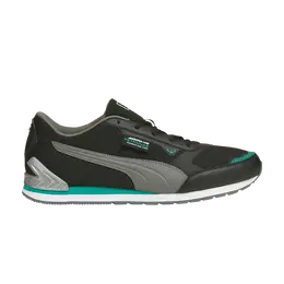 Puma Кроссовки Mercedes F1 x Track Racer 'Black Smoked Pearl Spectra Green', черный 306851 02 | black smoked pearl spectra green