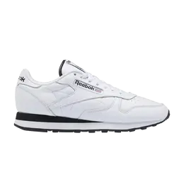 Reebok Кроссовки Classic Leather 'White Black', белый gw3331 | white black