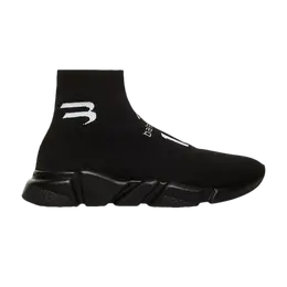 Кроссовки Balenciaga Speed Sneaker 'Black White', черный 645734 w2dbu 1090 | black white