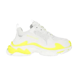 Кроссовки Balenciaga Triple S Sneaker 'White Fluo Yellow', белый 536737 w2ca3 7390 | white fluo yellow
