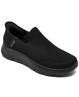 Мужские слипоны — повседневные прогулочные кроссовки GO WALK FLEX от Finish Line Skechers 15992628 | black