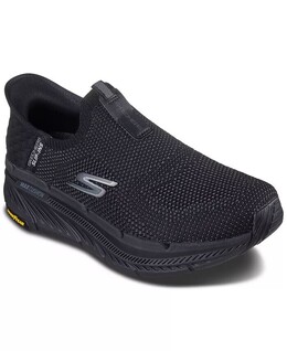 Мужские слипоны без помощи рук: Max Cushioning Premier 2.0 — прогулочные кроссовки Advantageous 2 из пены с эффектом памяти от Finish Line Skechers, черный 19450770 | black