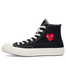 Кроссовки Comme des Garçons Play X Converse Chuck Taylor Red Heart 197, черный 659003 | black