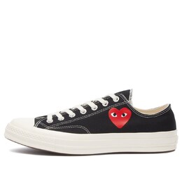 Кроссовки Comme des Garçons Play X Converse Chuck Taylor Red Heart 197, черный 659002 | black
