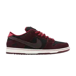 Nike Кроссовки RIOT Skateshop x Dunk Low Pro SB QS 'Mahogany Dark Beetroot' Special Box, красный fz1289 200 sb | mahogany dark beetrootspecial box