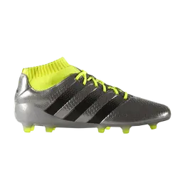 Adidas Кроссовки Ace 16.1 Primeknit FG 'Silver Metallic Sonic Yellow', серебряный s76469 | silver metallic sonic yellow