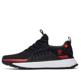 Кроссовки lux low black/red Fila, черный a52m042102fbk | black/red