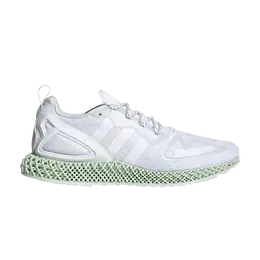 Adidas Кроссовки ZX 2K 4D 'Triple White', белый fw2002 | triple white