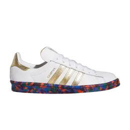 Adidas Кроссовки Campus 'Multi-Color Sole', белый hp7721 | multi-color sole