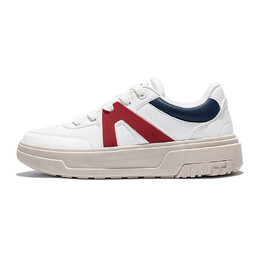 Кроссовки Anta Life Collection Skateboarding Shoes Men Low-top Ivory White/Deep Navy Blue/Dust Red, красный 112438003u-5 | ivory white/deep navy blue/dust red
