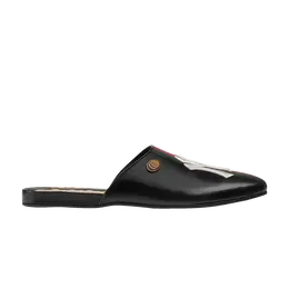 Кроссовки New York Yankees x Gucci Princetown Slipper 'Black', черный 535585 0g0l0 6464 | black