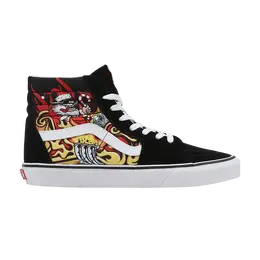 Vans Кроссовки Sk8-Hi 'Santa Flame - Black', черный vn0a4bvtblk | santa flame - black