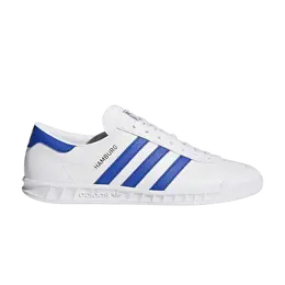 Adidas Кроссовки Hamburg 'White Bold Blue', белый by9758 | white bold blue