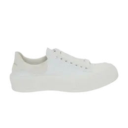 Кроссовки Alexander McQueen Deck Lace-Up Plimsoll 'White', белый 654593 w4mv7 9000 | white