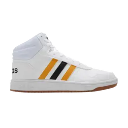 Adidas Кроссовки Hoops 2.0 Mid 'White Active Gold', белый fw9347 | white active gold