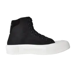 Кроссовки Alexander McQueen Deck Plimsoll High 'Black White', черный 666381 w4mv7 1070 | black white