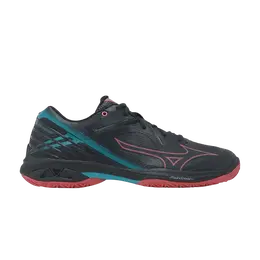 Mizuno Кроссовки Wave Claw 3 Wide 'Salute Hibiscus Peacock Blue', черный 71ga244327 | salute hibiscus peacock blue