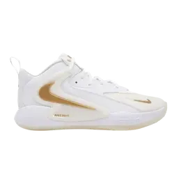 Nike Кроссовки Air Zoom HyperSet 2 IC 'White Metallic Gold', белый fq7070 104 | white metallic gold