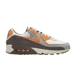 Nike Кроссовки Air Max 90 Premium 'Flat Pewter Copper Moon', серый ib7467 029 | flat pewter copper moon
