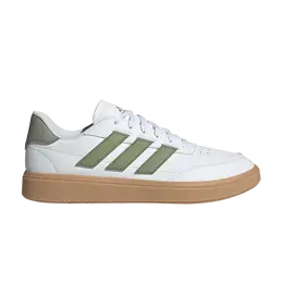 Adidas Кроссовки Courtblock 'White Tent Green Gum', белый ig6869 | white tent green gum